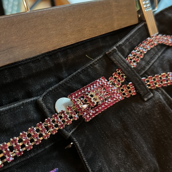 B-low the belt baby Farrah new pink rhinestone belt - Picture 4 of 4